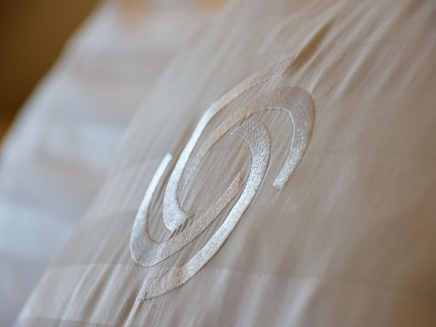 Logo on pillow
