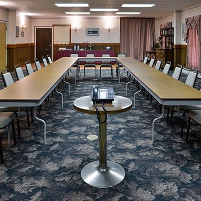 U shaped conference table at Coast Hotels Downtown