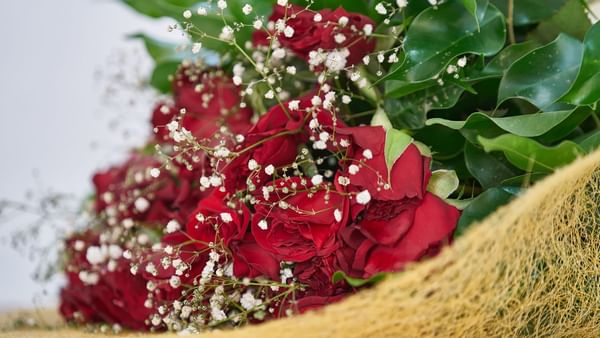 Bouquet de roses rouges