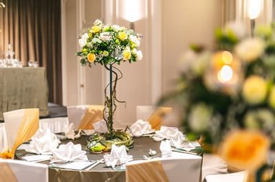 Wedding Table Decorations at Goodwood Park Hotel