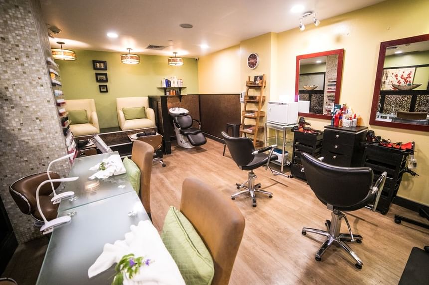 Interior view of the Nail salon at Jamaica Pegasus Hotel