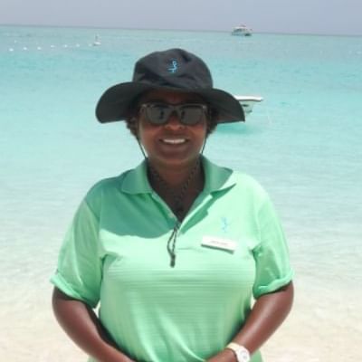 Portrait of Kaye-Ann at The Somerset on Grace Bay