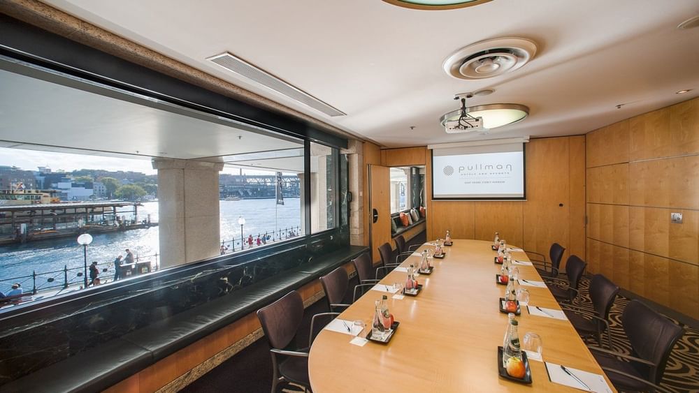 Interior of Harbour Boardroom at Pullman Quay Grand Sydney