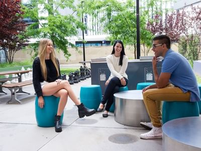 UniLodge @ ANU – Kinloch Lodge_Ground Floor Courtyard