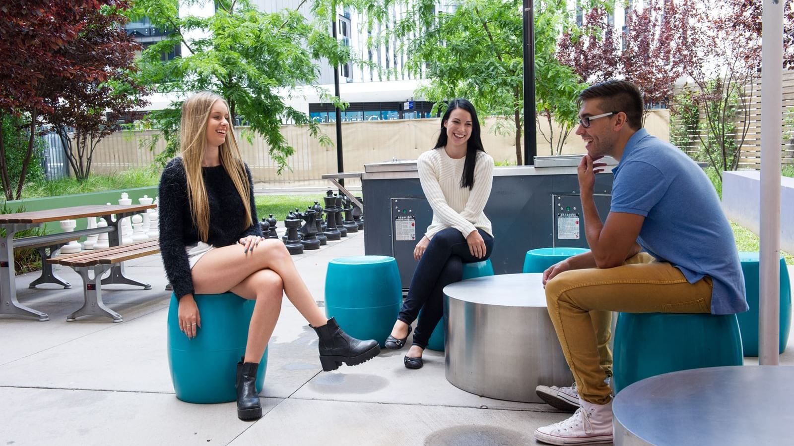 UniLodge @ ANU – Kinloch Lodge_Ground Floor Courtyard