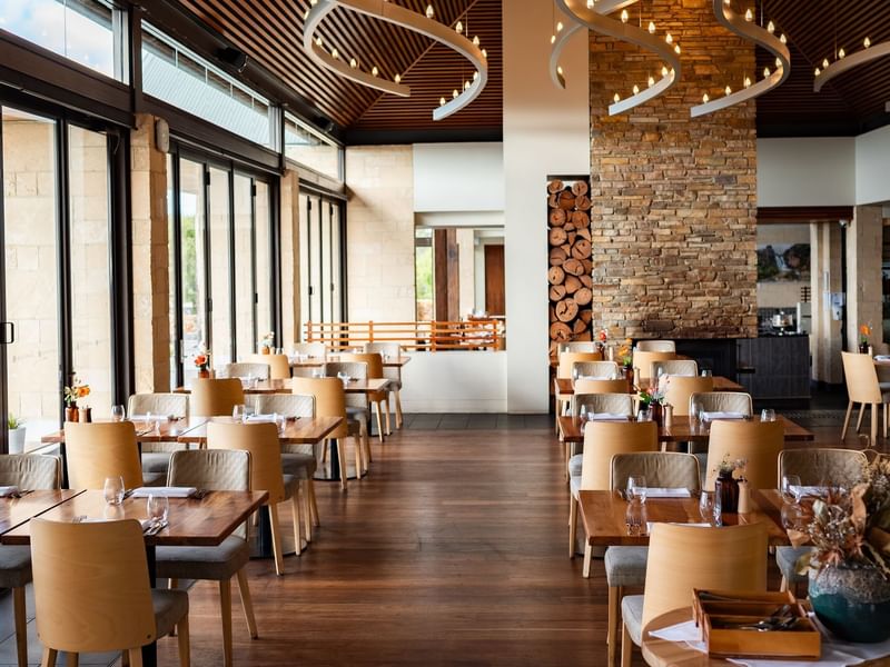 Interiors of Otherside of the Moon Restaurant