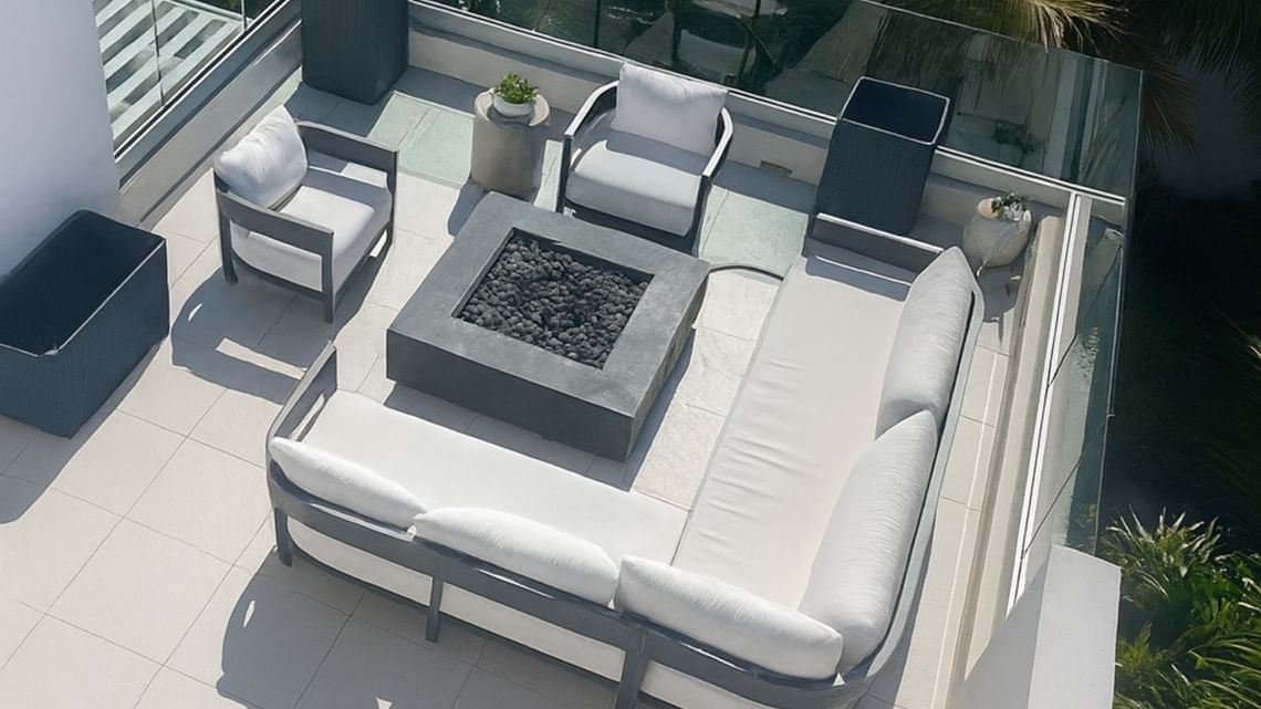 Penthouse Oceanview Studio with Private Terrace & Fire Pit | H2O Life ...