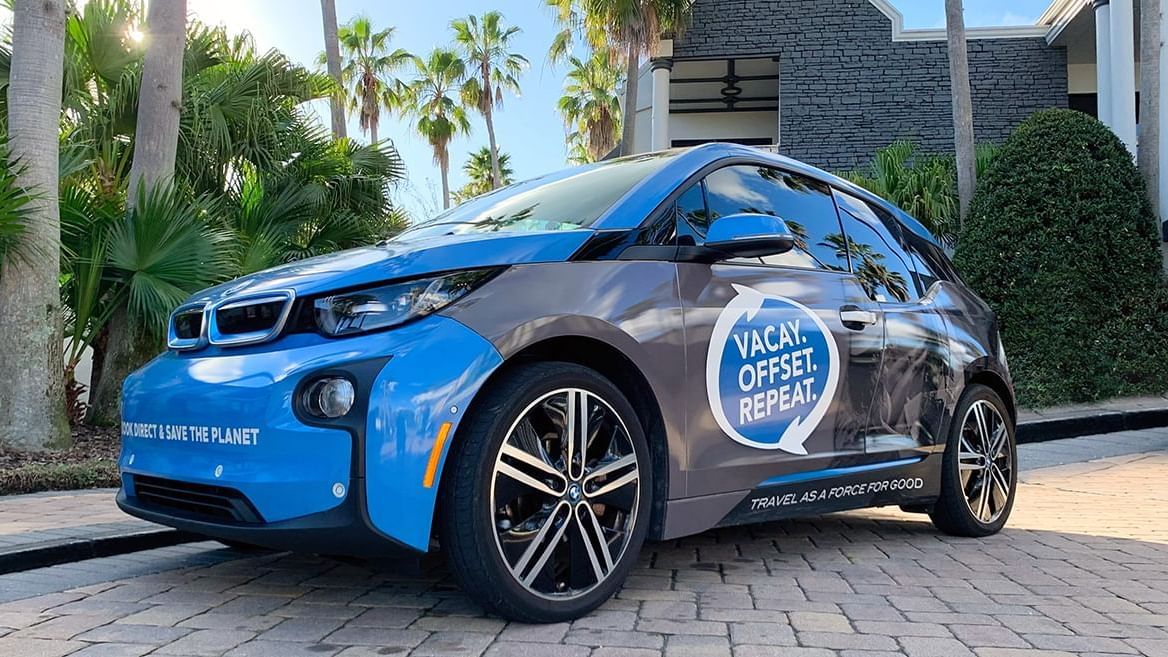 Close-up of BMW car at Legacy Vacation Resorts