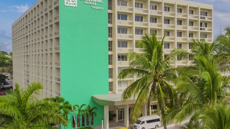 Exterior view of the front facade of Gamma Tampico