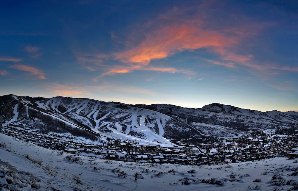 Park City Old Town in Winter