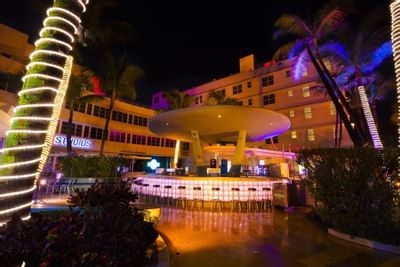 Exterior view of the Bar at Clevelander South Beach