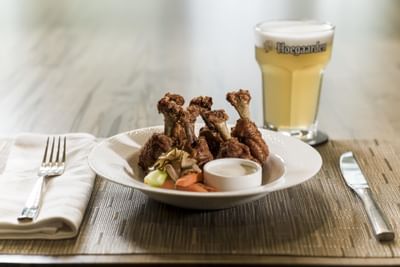 Lollipop wings at think tank restaurant Naples FL