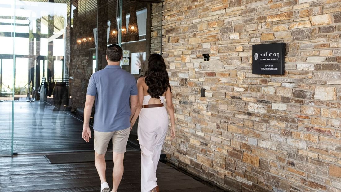 Couple dining at Pullman Bunker Bay Resort 