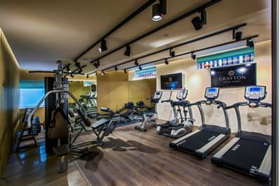 Gym at Grayton Hotel Dubai