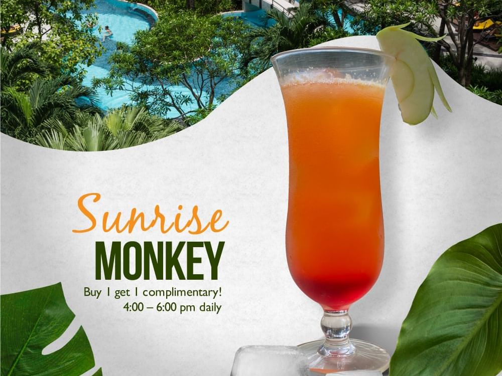 Sunrise Monkey poster at Chatrium Hotels & Residences