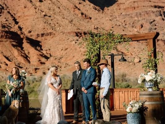 Wedding at Red Cliffs Lodge, Moab