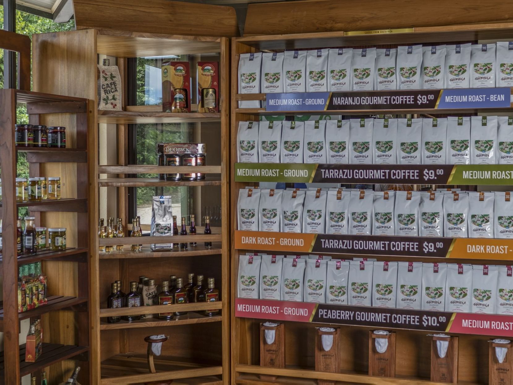 Items on shelves in Souvenir Shop at Buena Vista Del Rincon