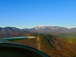 View of the Adirondack from scenic flight near Peaks Resort