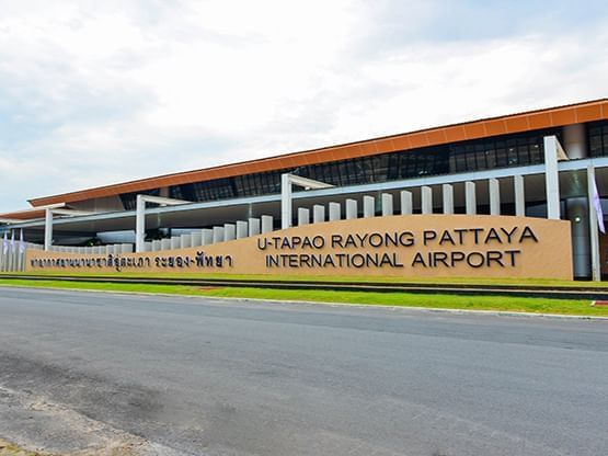 Exterior of U Tapao International Airport near Hop Inn Hotel