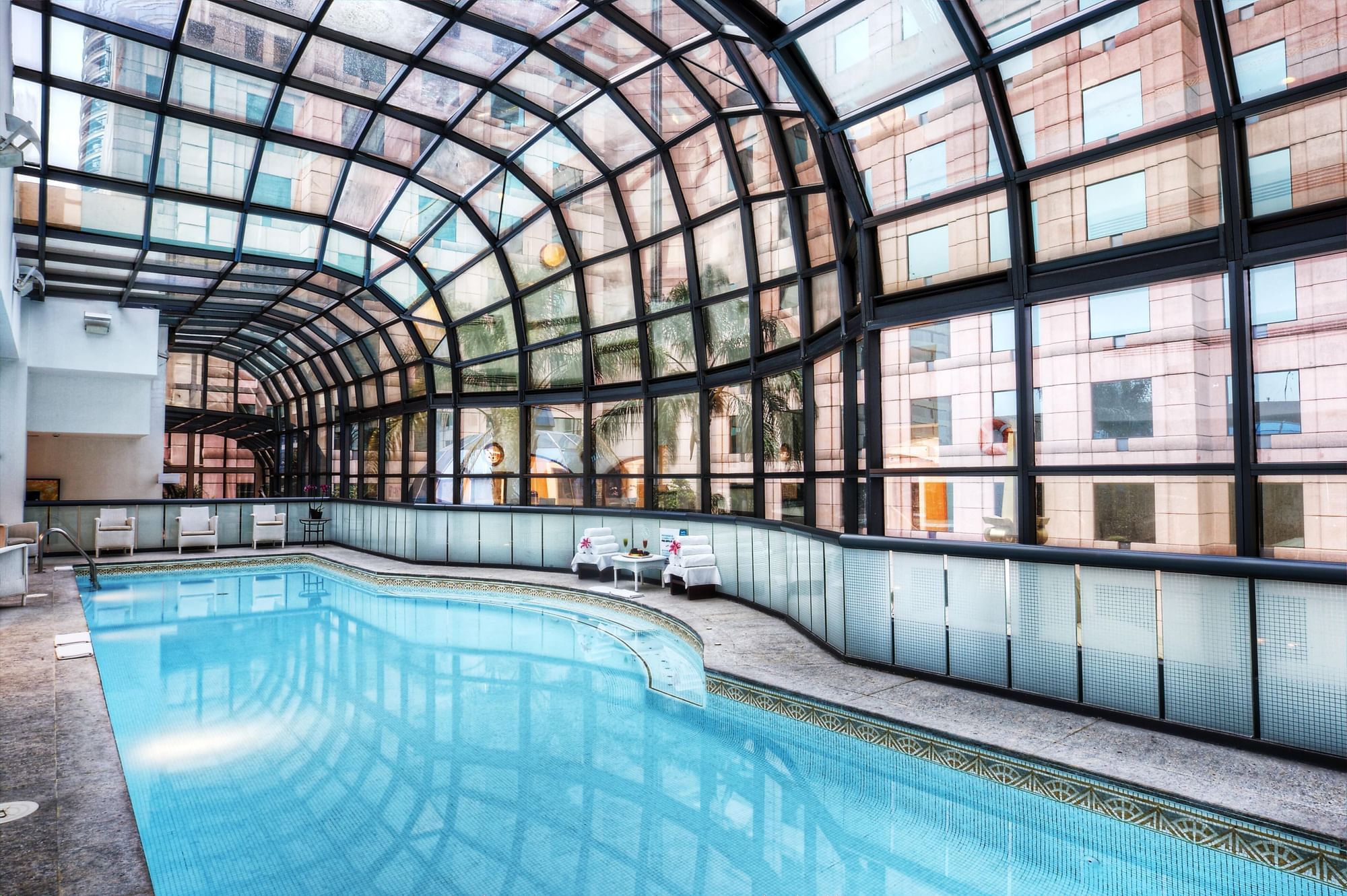 View of the Indoor swimming pool at Marquis Reforma