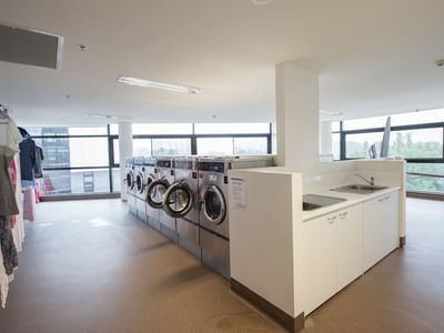 Level 4 Laundry Room_ANU Campus Accommodation