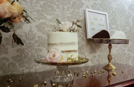 a wedding cake