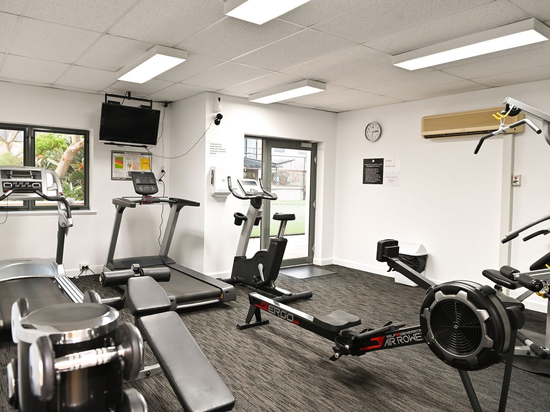 Treadmills & exercise equipment in the Gym at Nesuto Mounts Bay