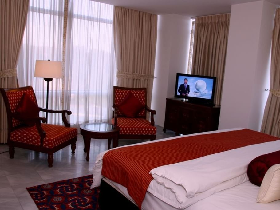 Serena serviced apartments with TV at Dushanbe Serena Hotel