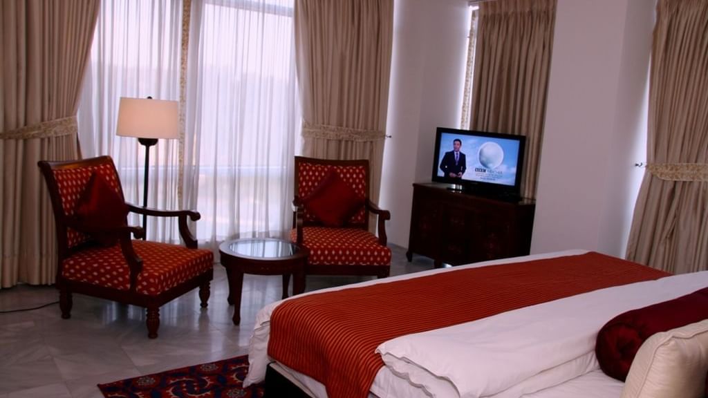 Serena serviced apartments with TV at Dushanbe Serena Hotel