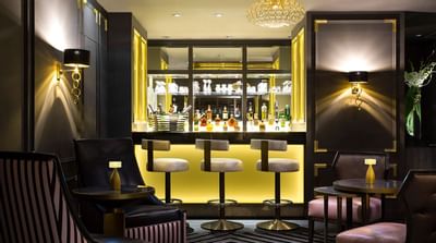 Interior of Le Petit Bar at Hilton Paris Opera Hotel