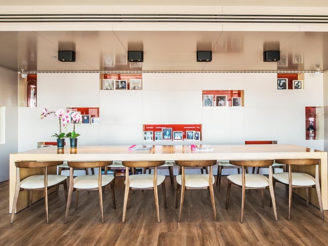 Dining area of Panorama Lounge at The Hotel Brussels