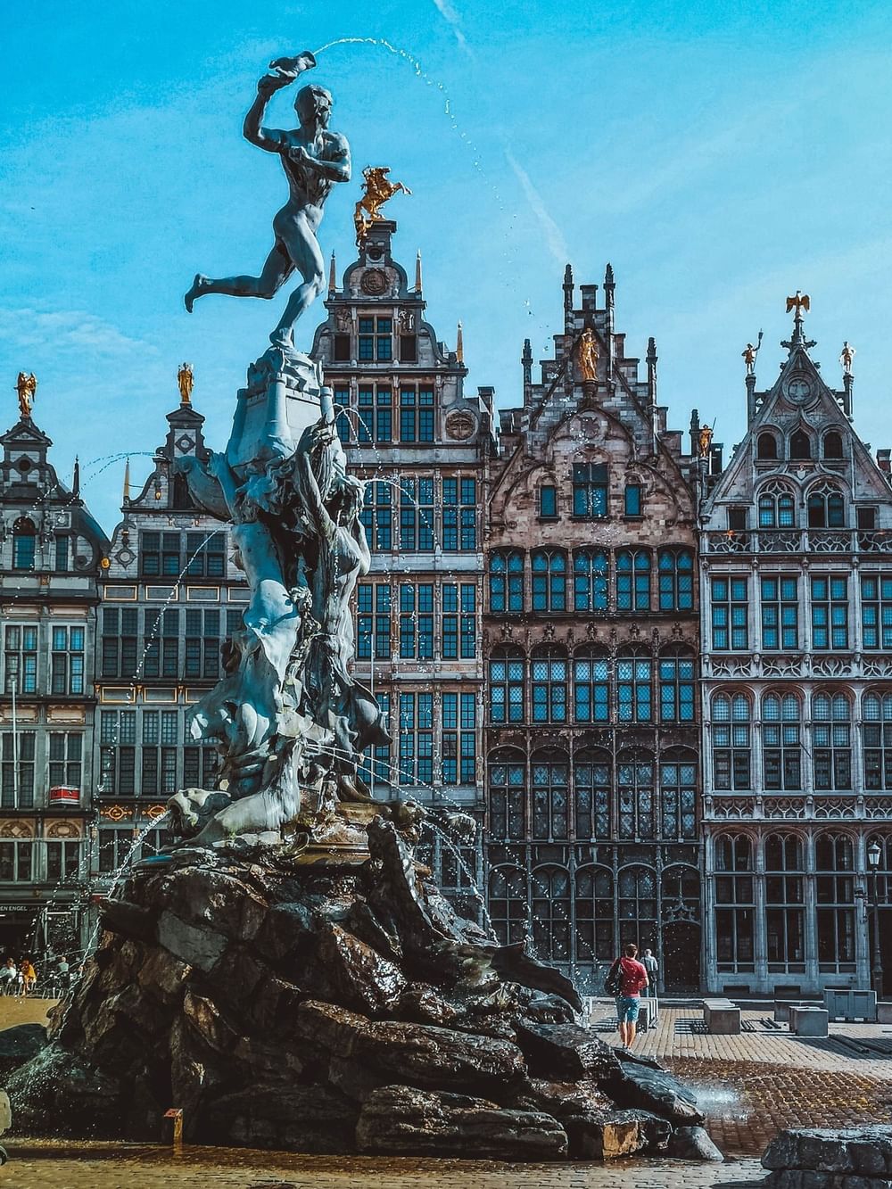 Iconic Grote Markt in Antwerp and historic architecture near Hotel Barsey by Warwick