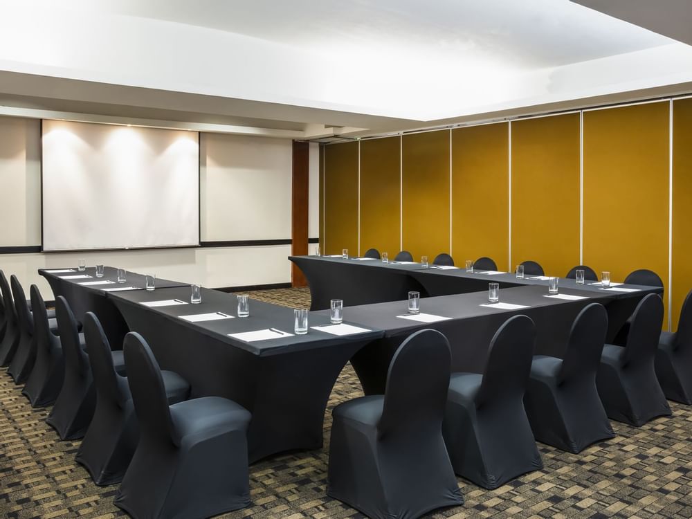 U shape table setup in Salon 2 at Fiesta Inn Hotels