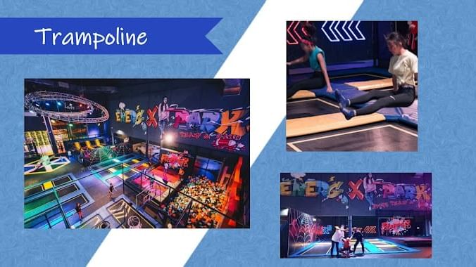 Collage of activities in Energe X Park at Sunway Hotel Big Box