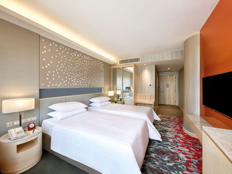 Modern bathroom in Deluxe Room at Sunway Resort