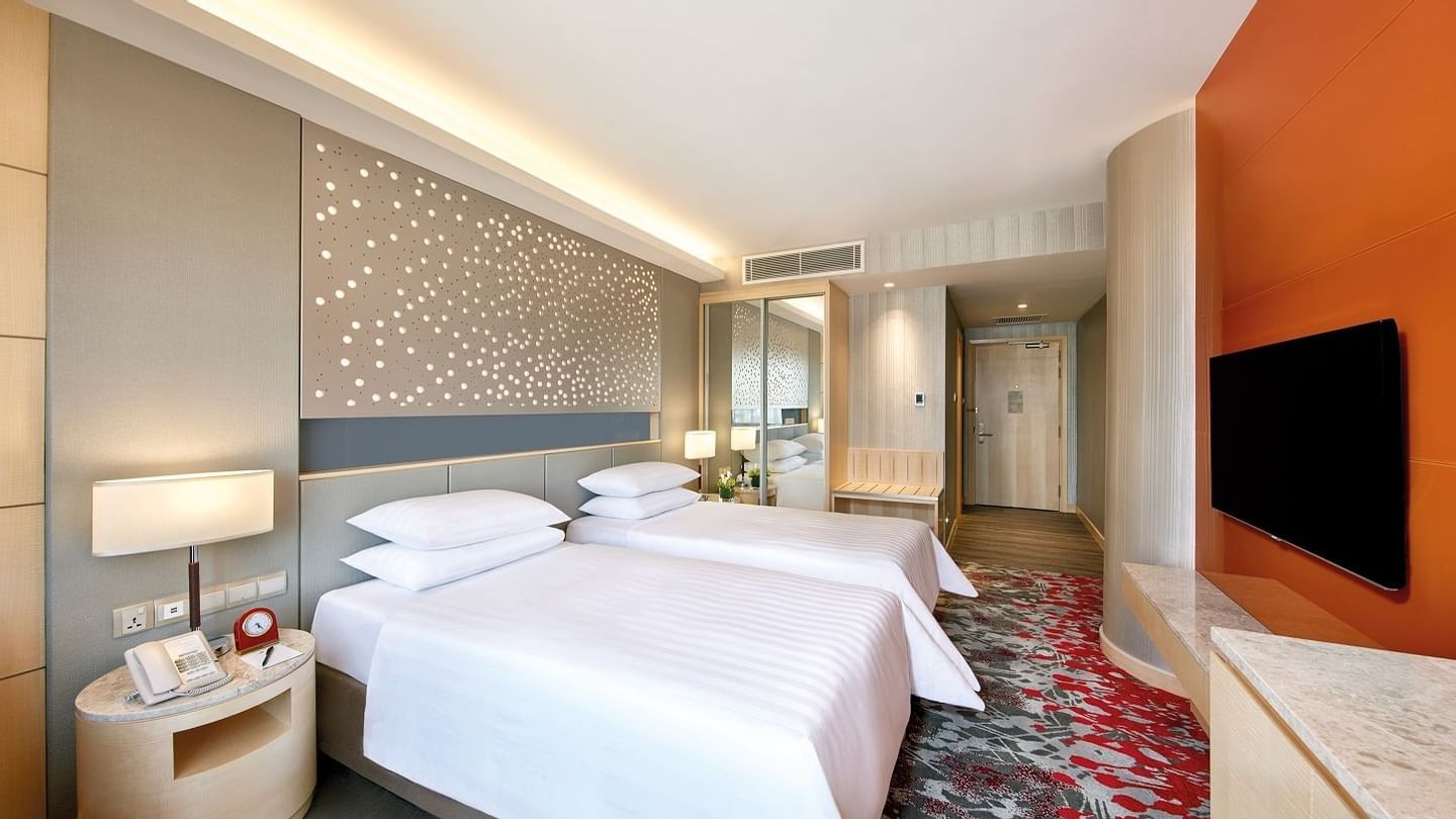 Modern bathroom in Deluxe Room at Sunway Resort