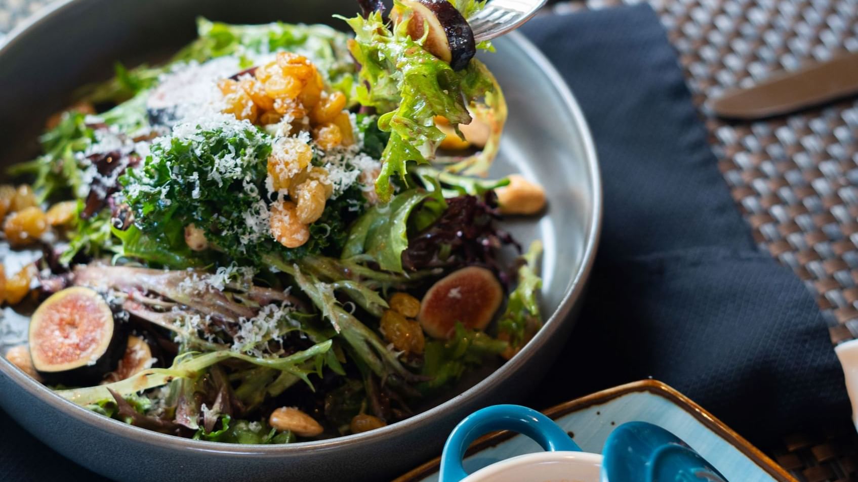 Soup with Salad served in The Landmark Prime Rib at Warwick Melrose Dallas