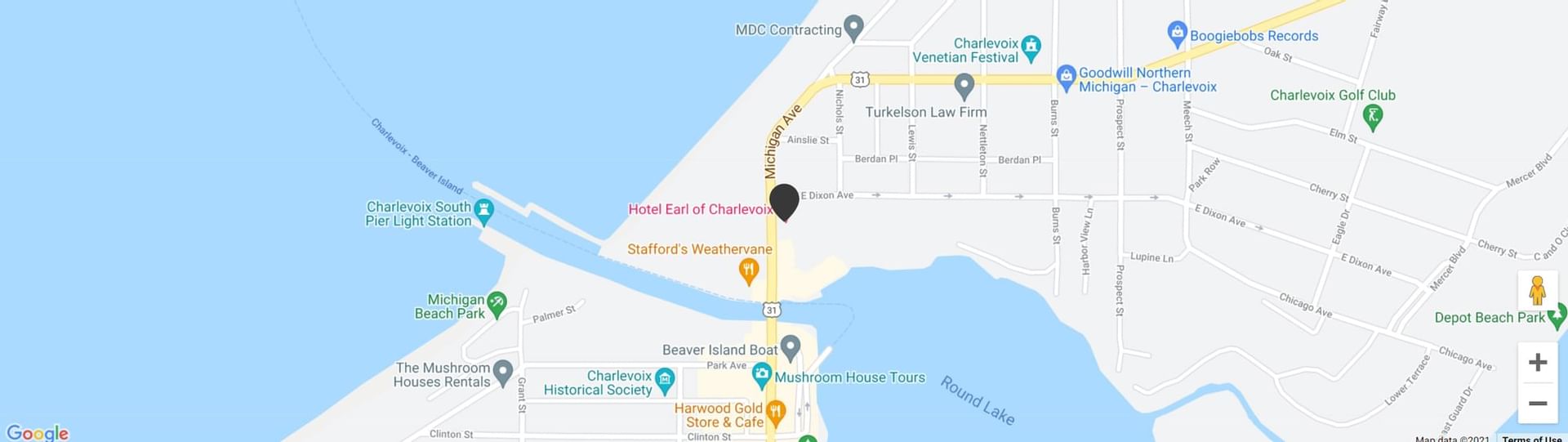 Map of Charlevoix
