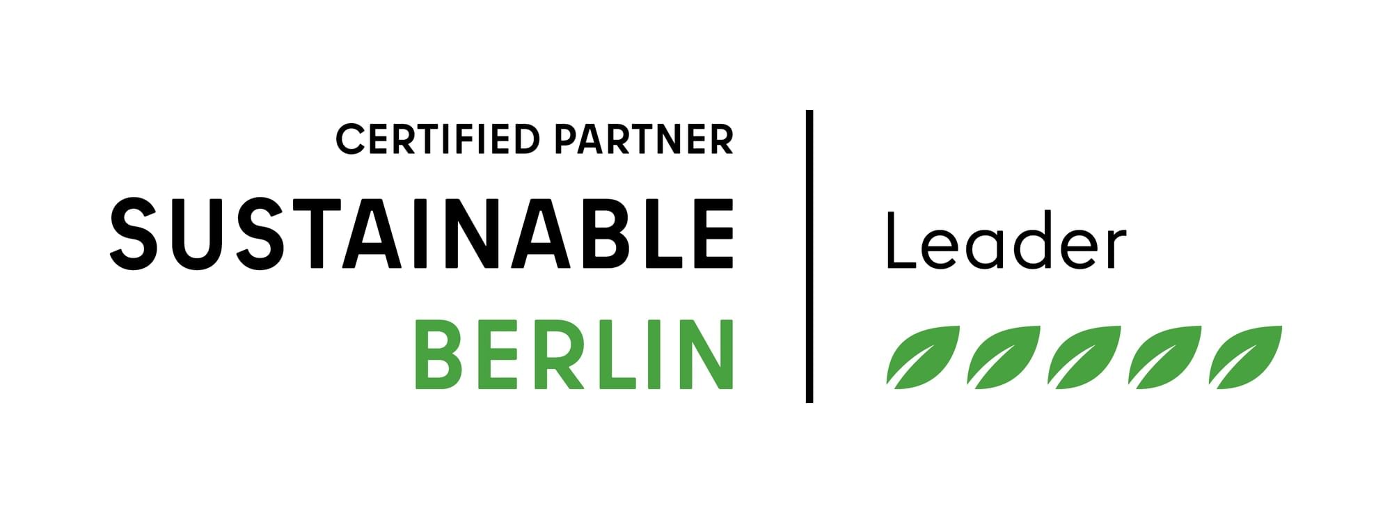 visitBerlin Sustainable Tourism Partner Level Leader