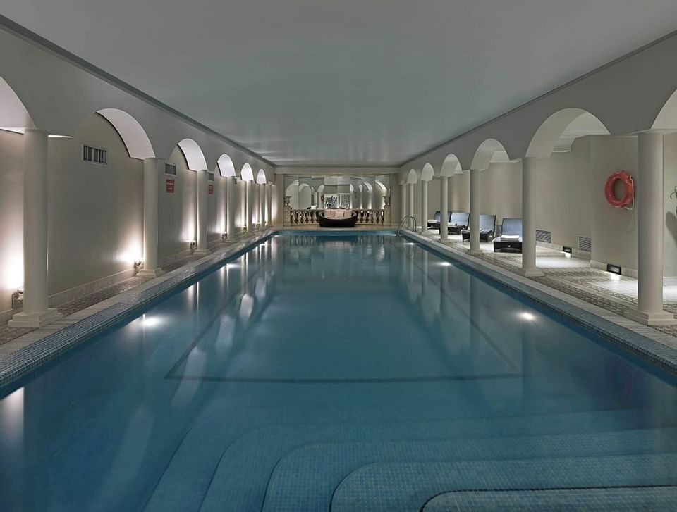 A large indoor pool at Hotel Emperador Buenos Aires