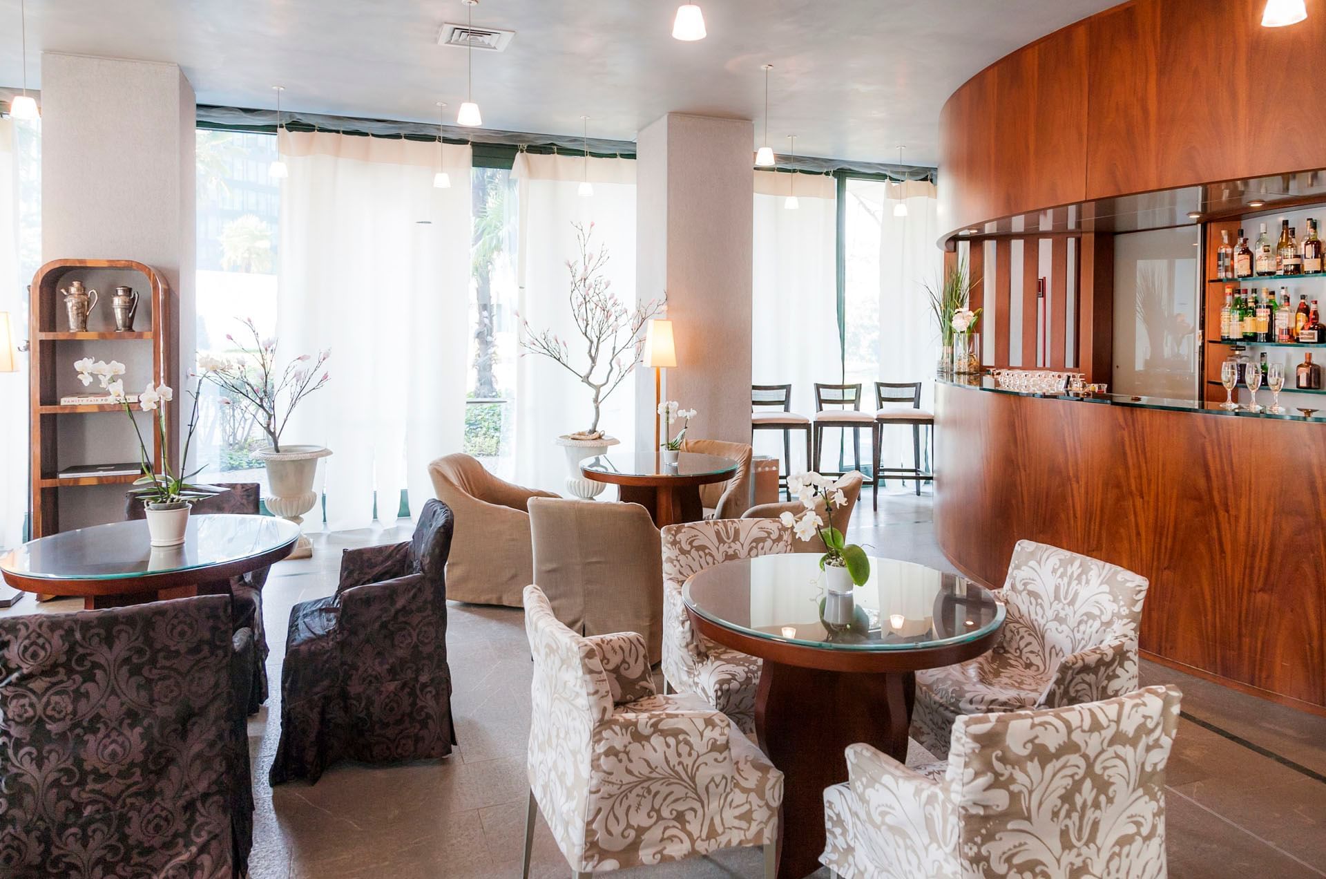 Panoramica del bar del Cosmo Hotel Torri