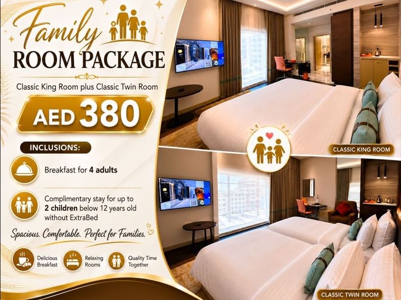 Family Room at AED 380 