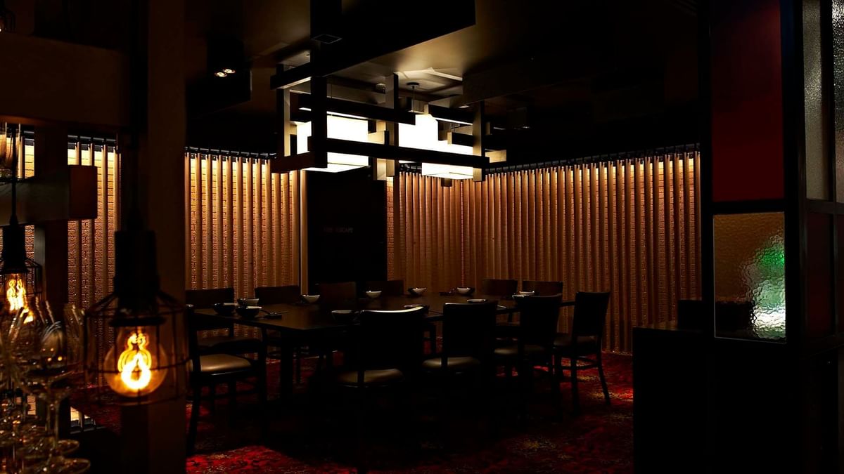 Dining area of Spice Temple Restaurant at Crown Hotel Melbourne
