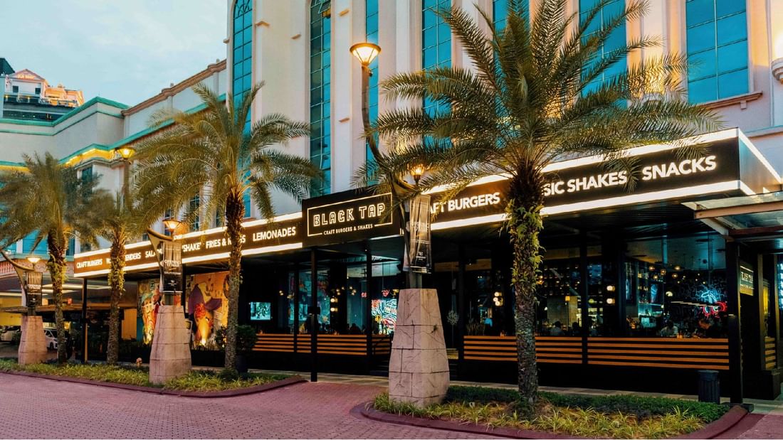 Exterior of Black Tap Craft Burgers & Shakes at Sunway Lagoon