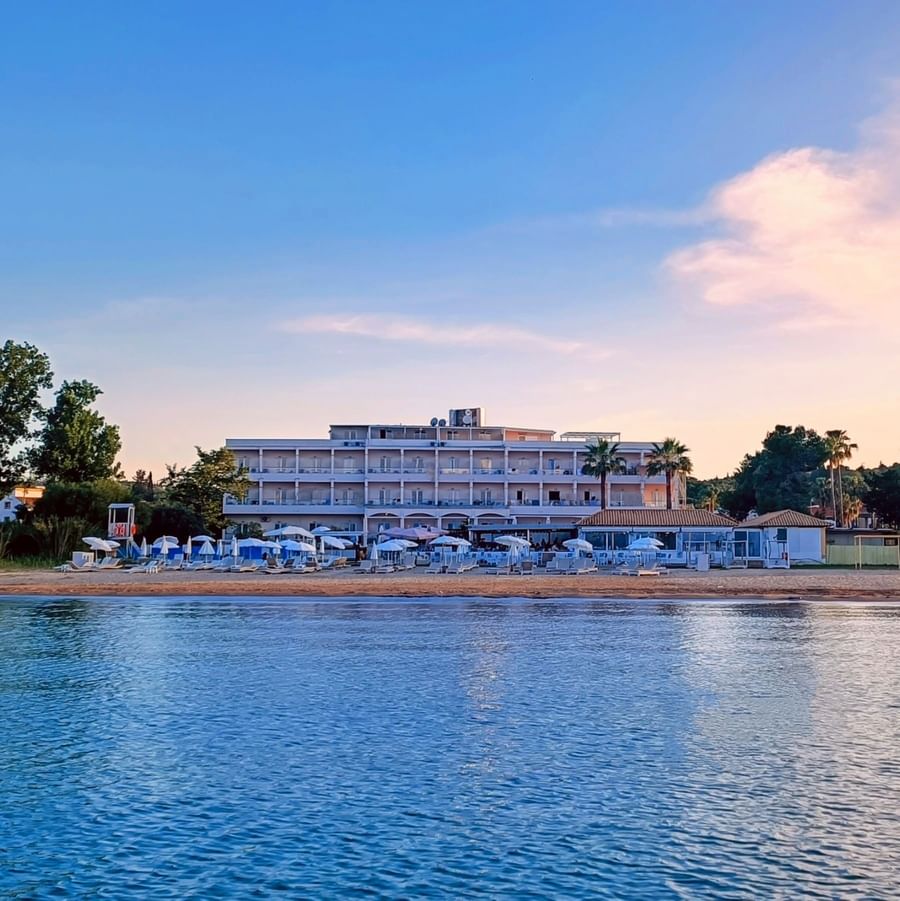 Hotel and beach