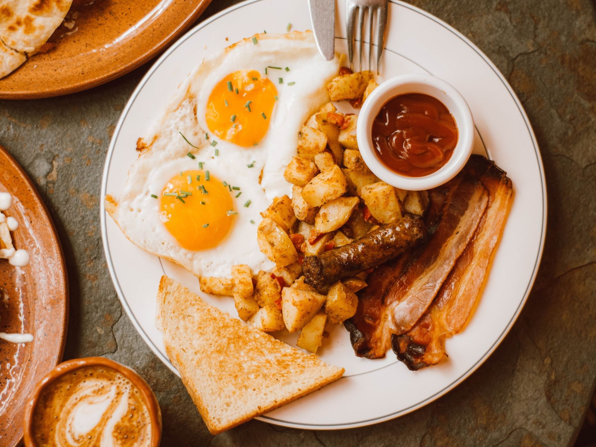 Dewey Beach Breakfast at Sunrise in Dewey Beach Delaware Eggs Bacon