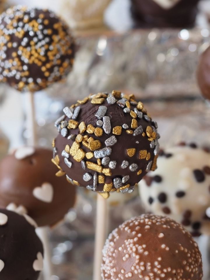Decorated chocolate balls near Sebel Quay West Suites Sydney