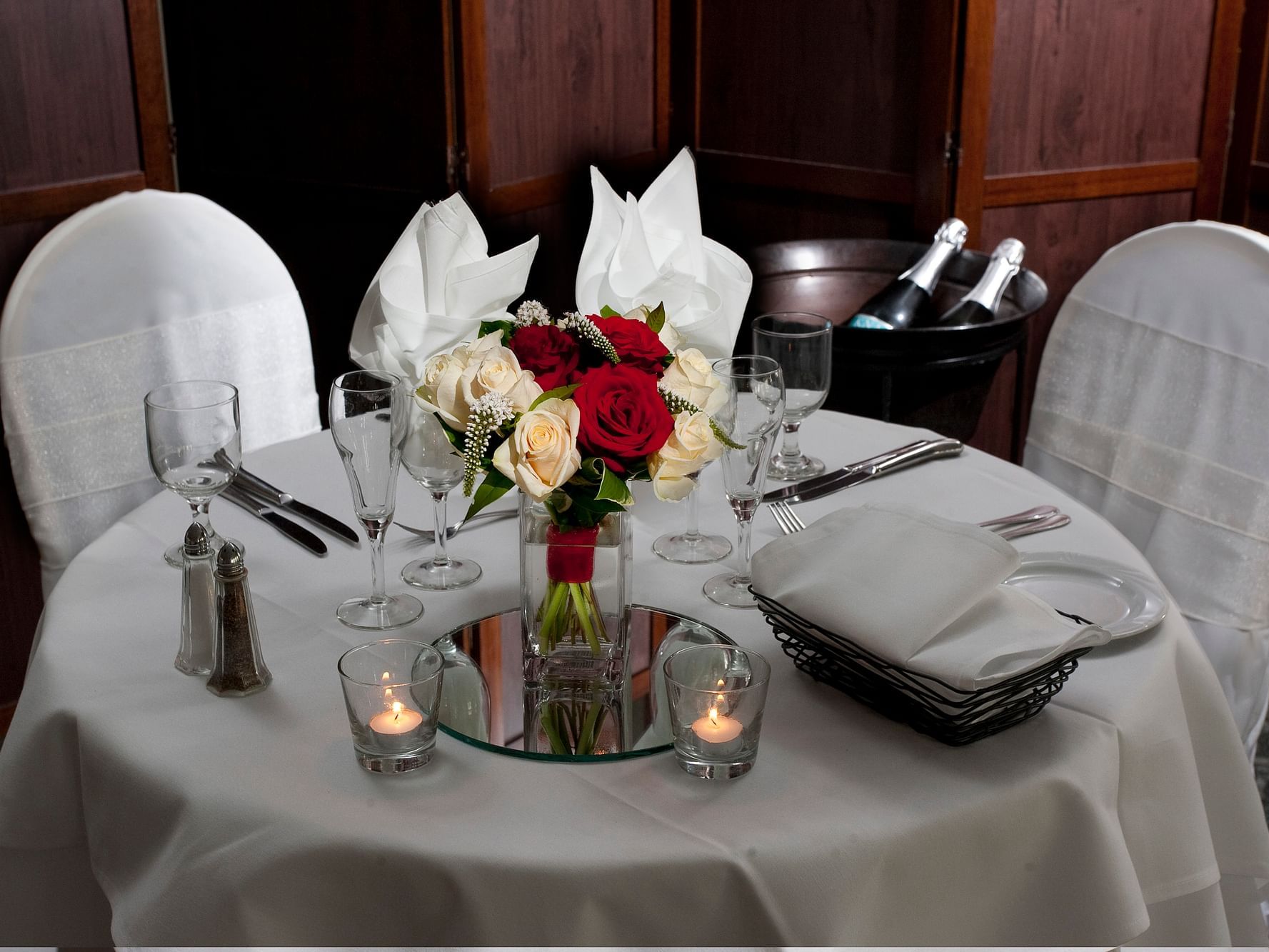Romantic Dinner Table for Two