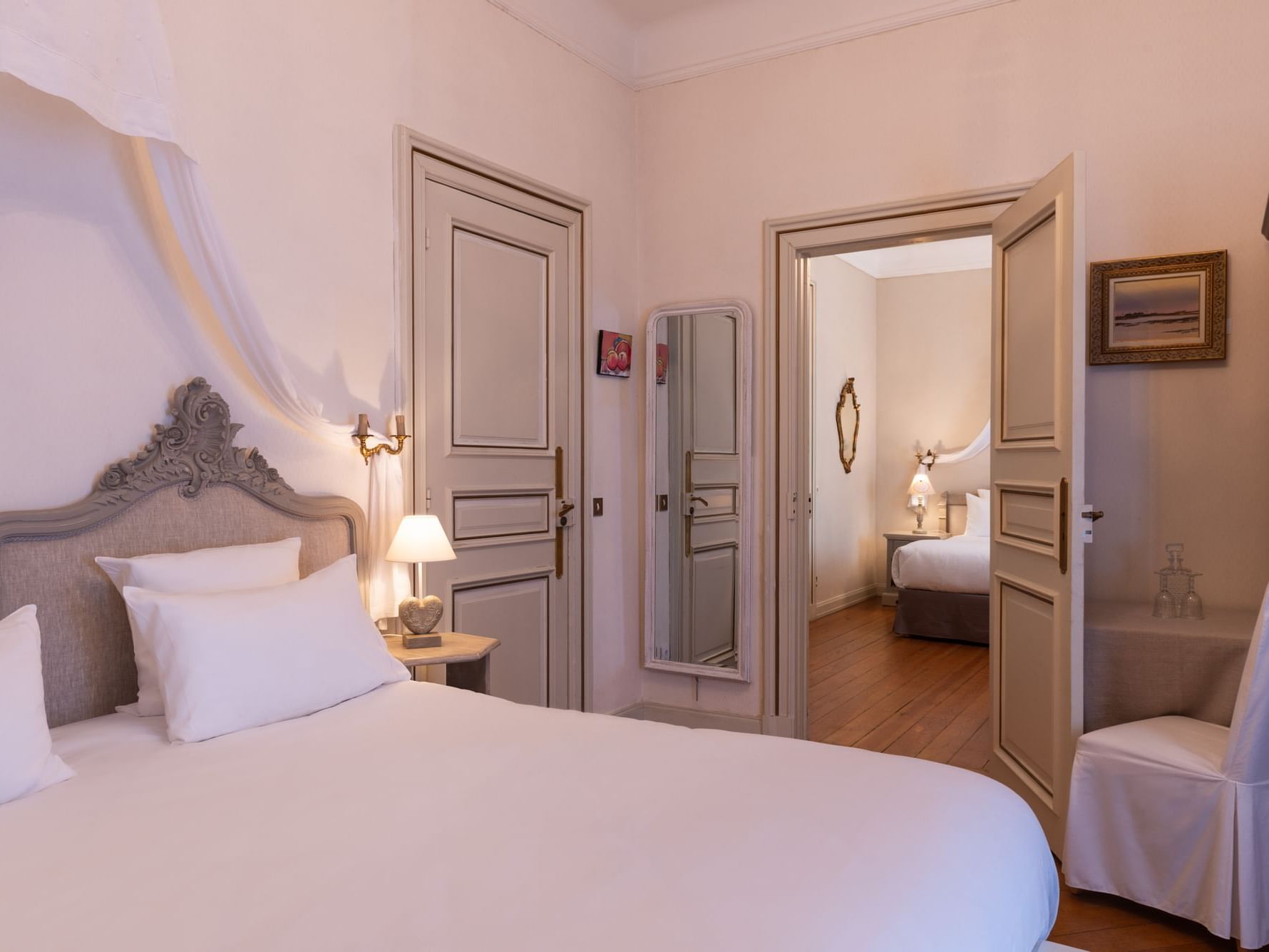 View of Bedroom in Superior family room at The Originals Hotels