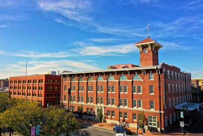 Exterior view of the Hotel at Old Town Wichita during the day